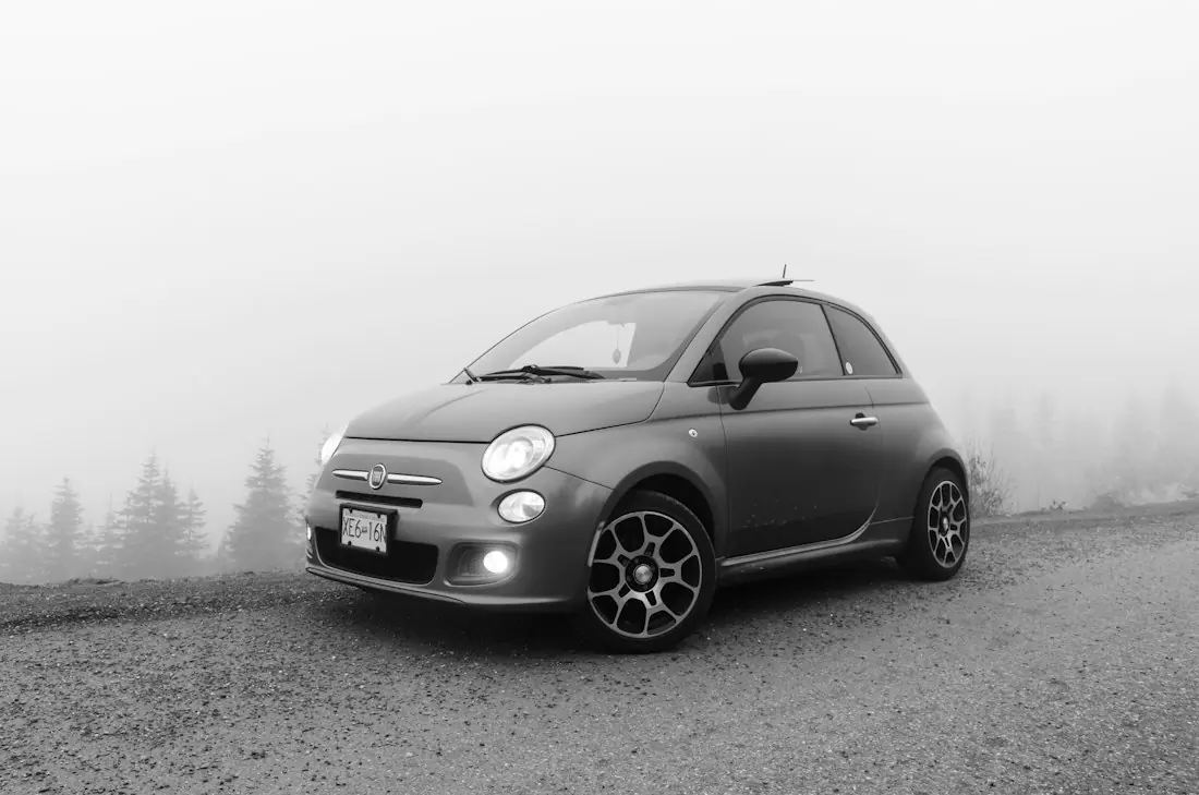 Fiat 500 grigia
